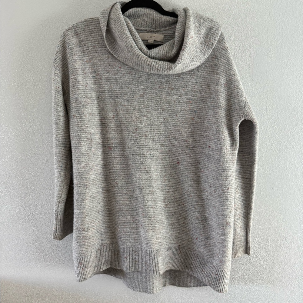 LOFT Marled Gray Women's Sweater